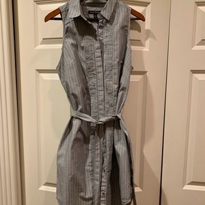 Banana Republic belted cotton dress.